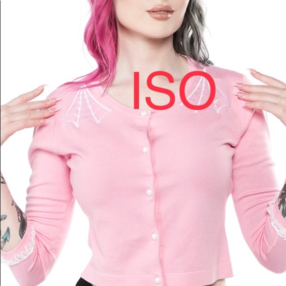 ISO :Sourpuss cardigan